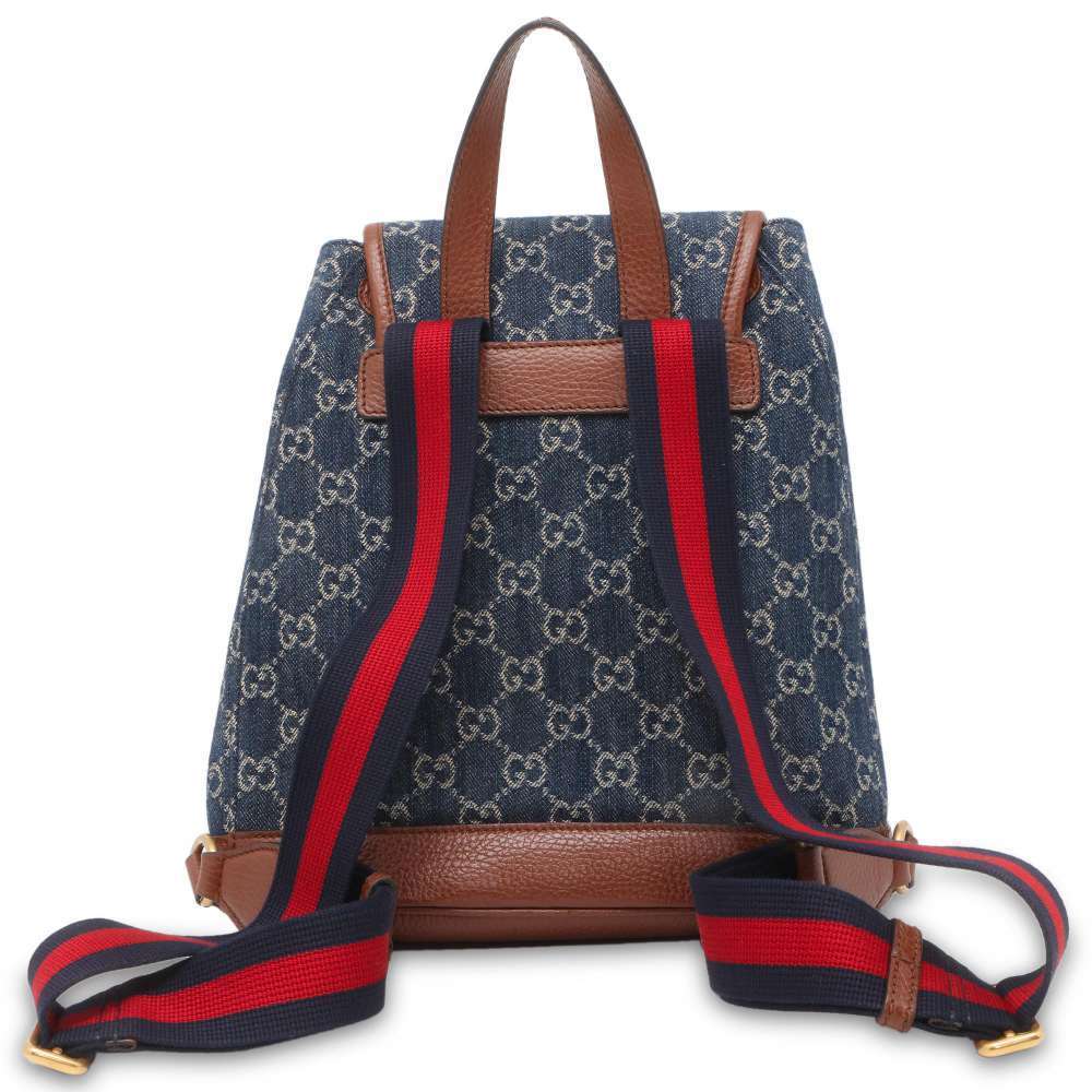 Gucci Interlocking G Backpack Blue/Brown - image 3